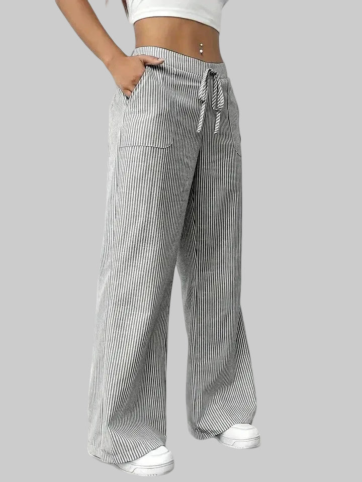 DOMINIQUE | Kényelmes, széles szárú nadrág