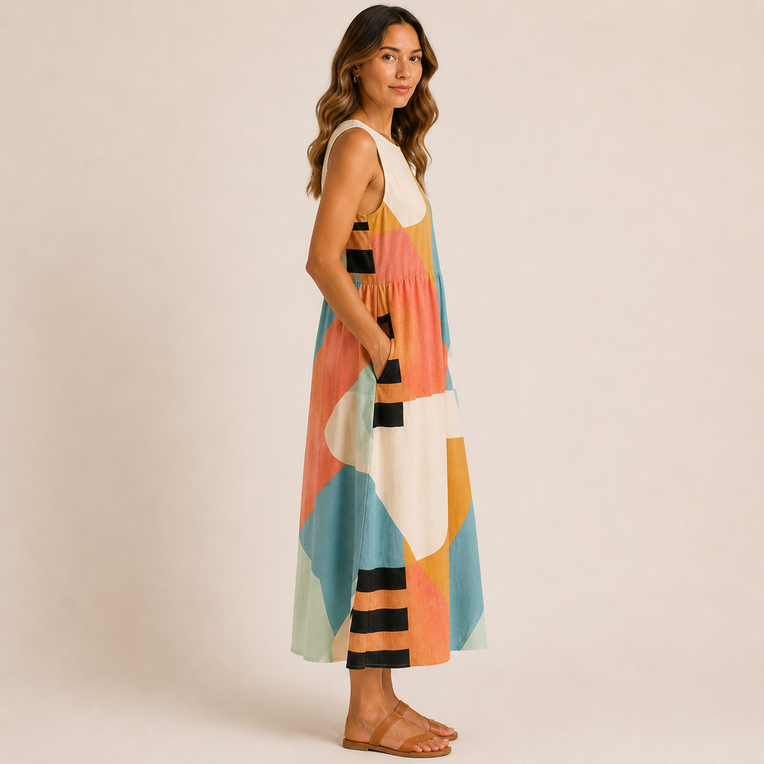 Iris | Geometrikus Midi Ruha