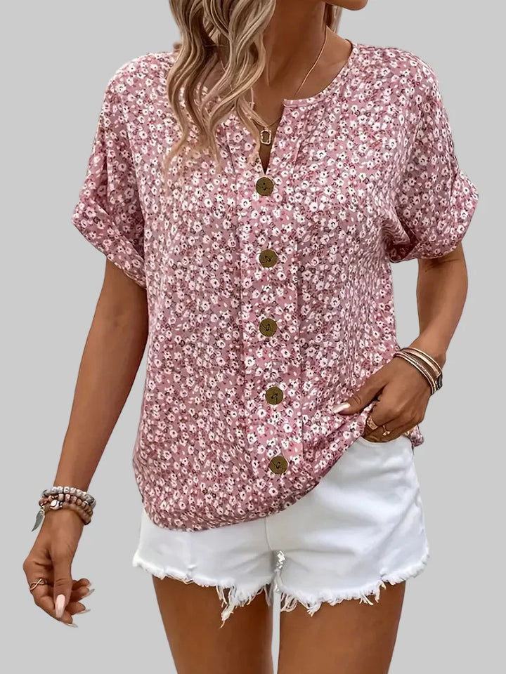 IZABELLA | Elegáns virágmintás blúz