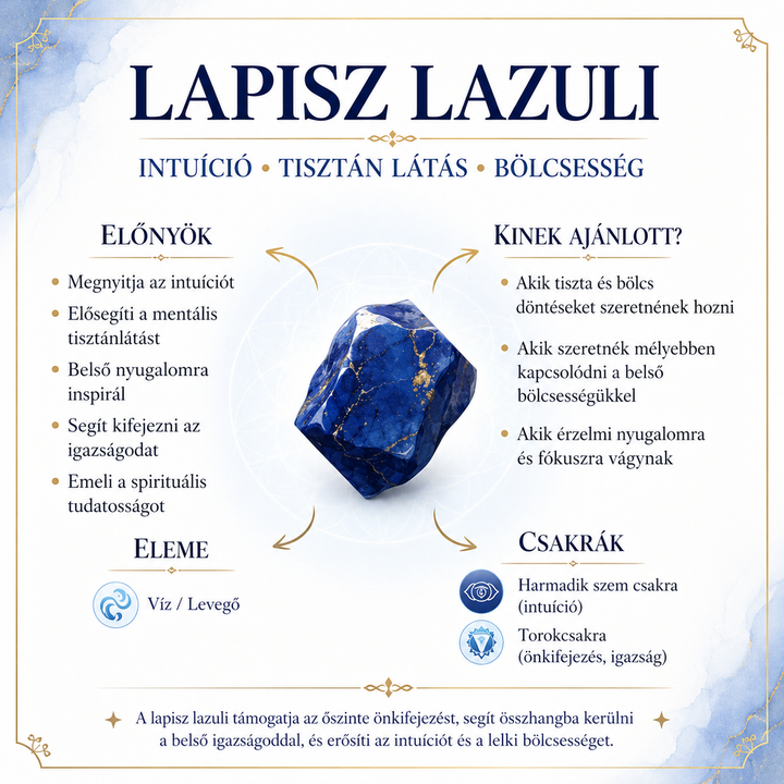 Amulett Gyűrű | Lápisz Lazuli