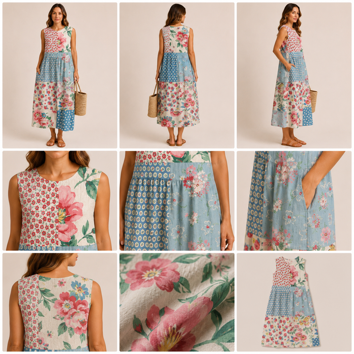 Anna | Patchwork Midi Ruha