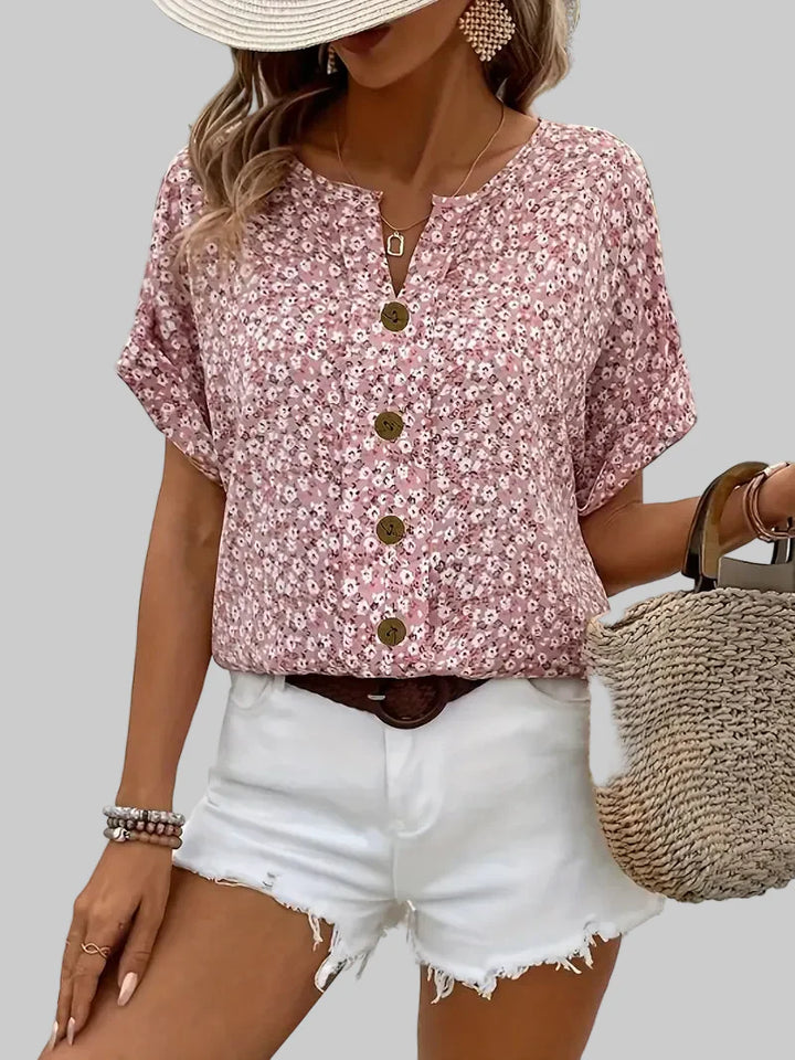 IZABELLA | Elegáns virágmintás blúz