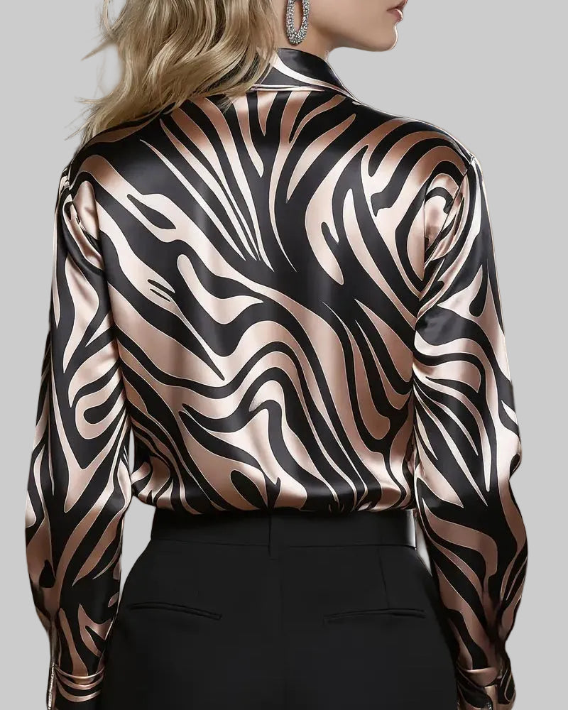 Zebra | Stílusos és Sikkes Ing Feltűnő Mintával