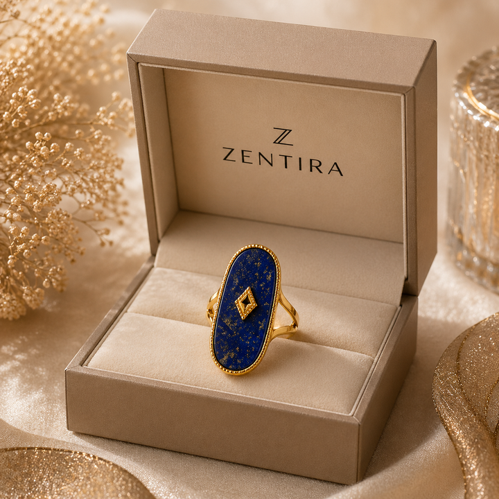 Amulett Gyűrű | Lápisz Lazuli