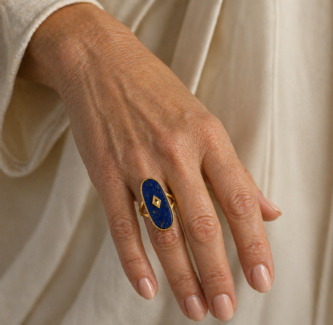 Amulett Gyűrű | Lápisz Lazuli