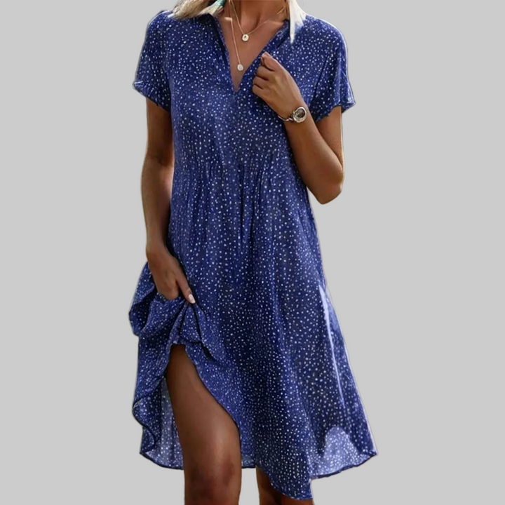 ESPERANZA | Vintage virágmintás bohém ruha