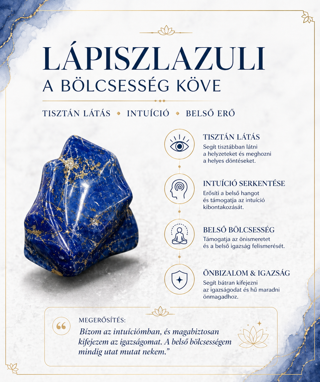 Amulett Gyűrű | Lápisz Lazuli