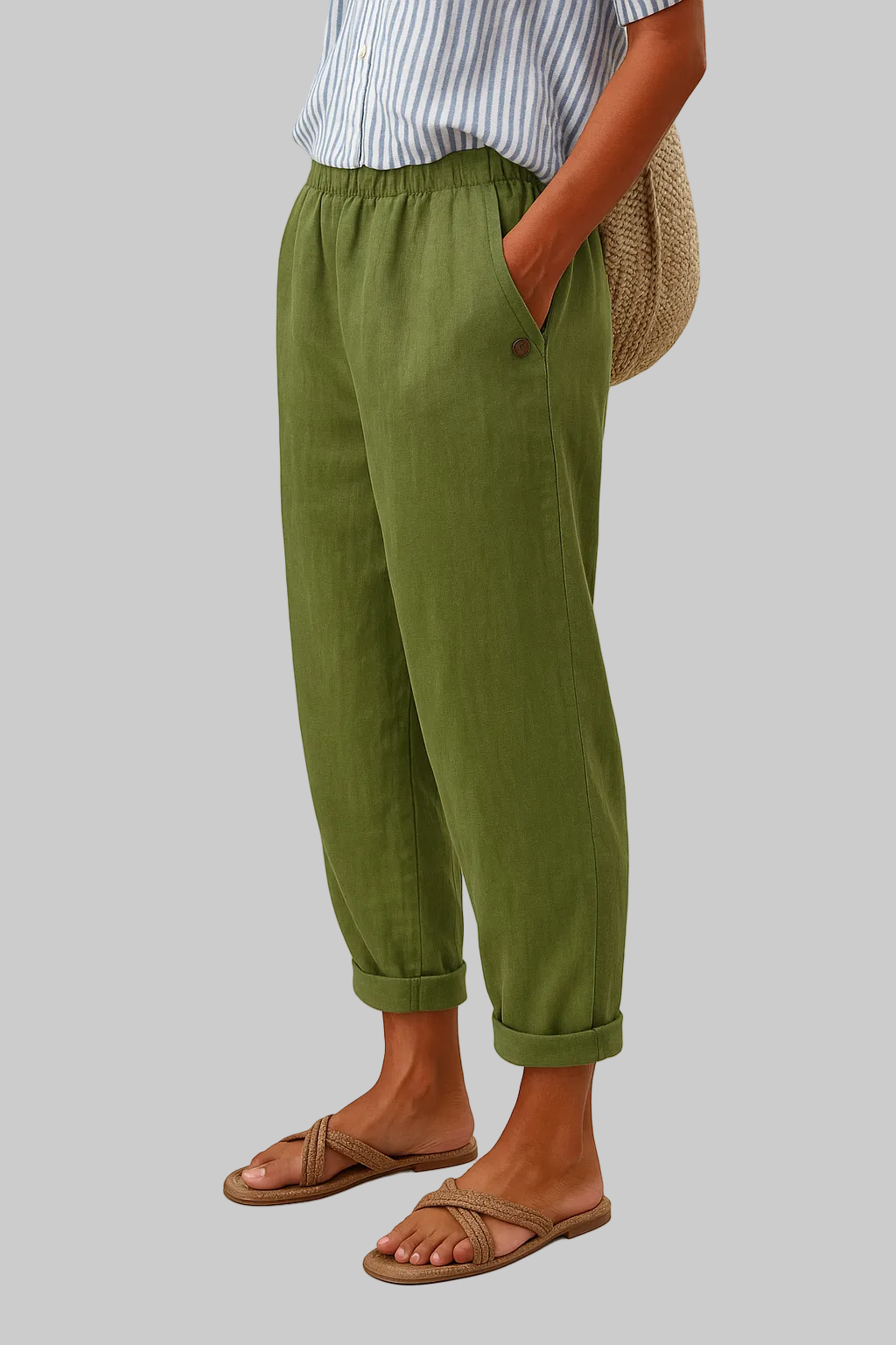 CHICA | Stílusos Nadrágok Oldalsó Zsebekkel