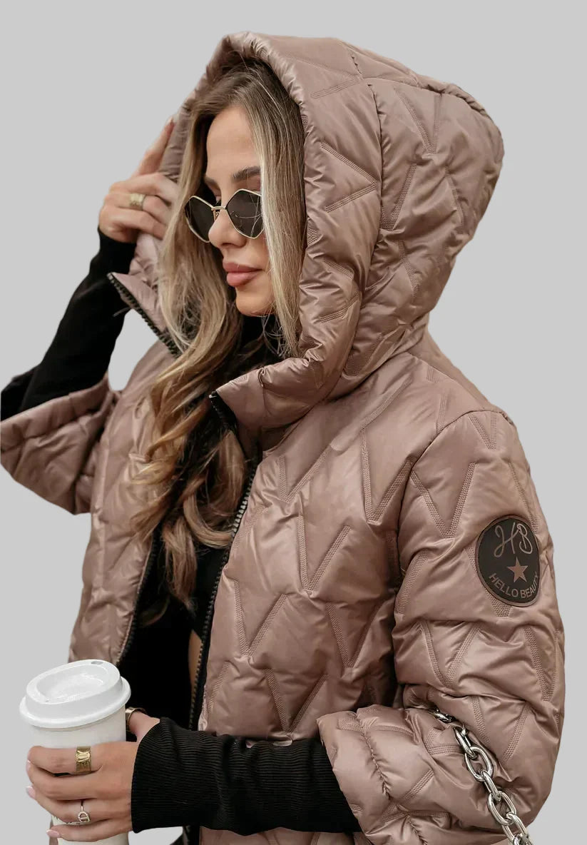 FELICIA | Stílusos Kapucnis Télikabát