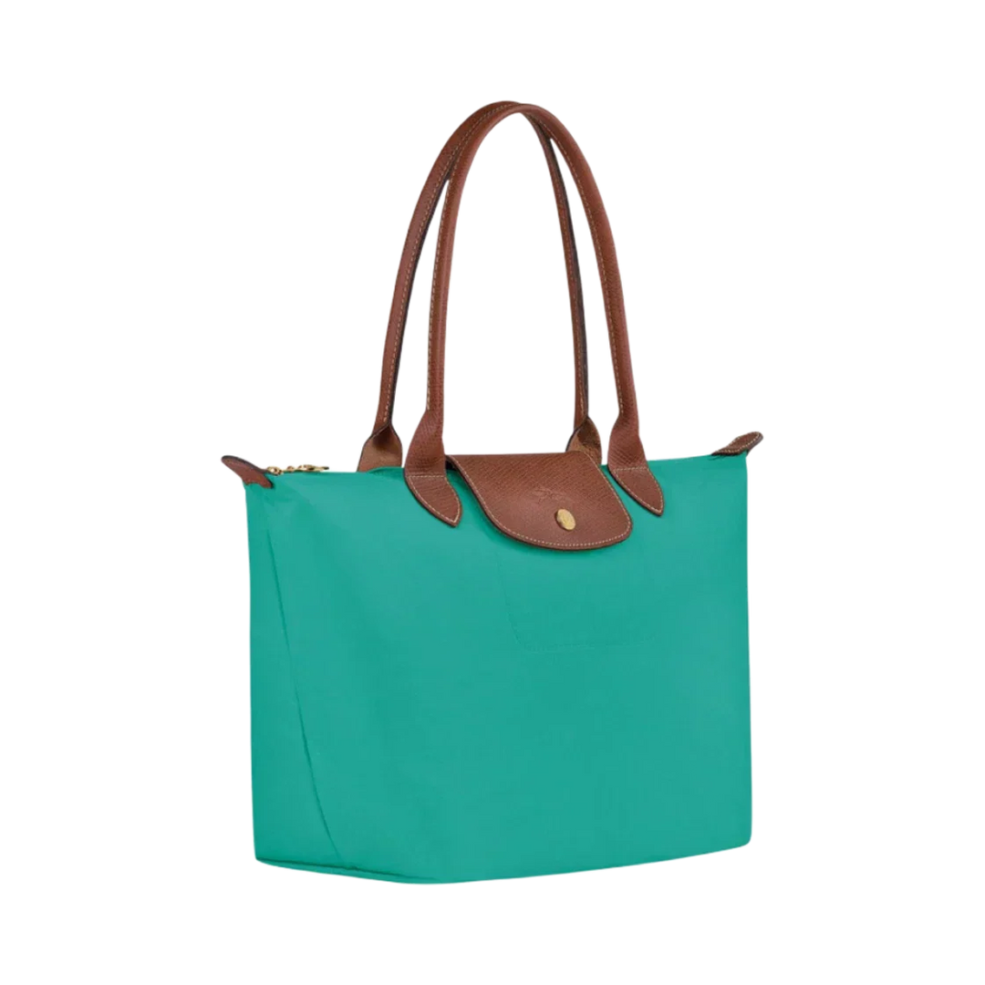 Longchamp - Grande Bolsa Le Pliage, Turquesa