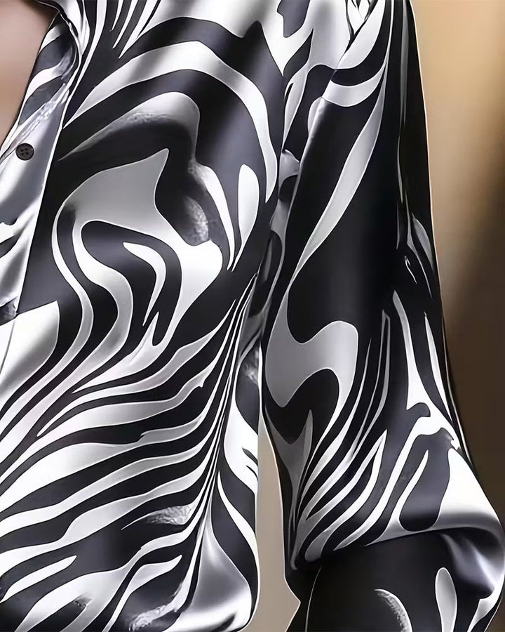 Zebra | Stílusos és Sikkes Ing Feltűnő Mintával