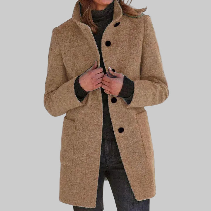 HELEN | Klasszikus gyapjúkeverék kabát