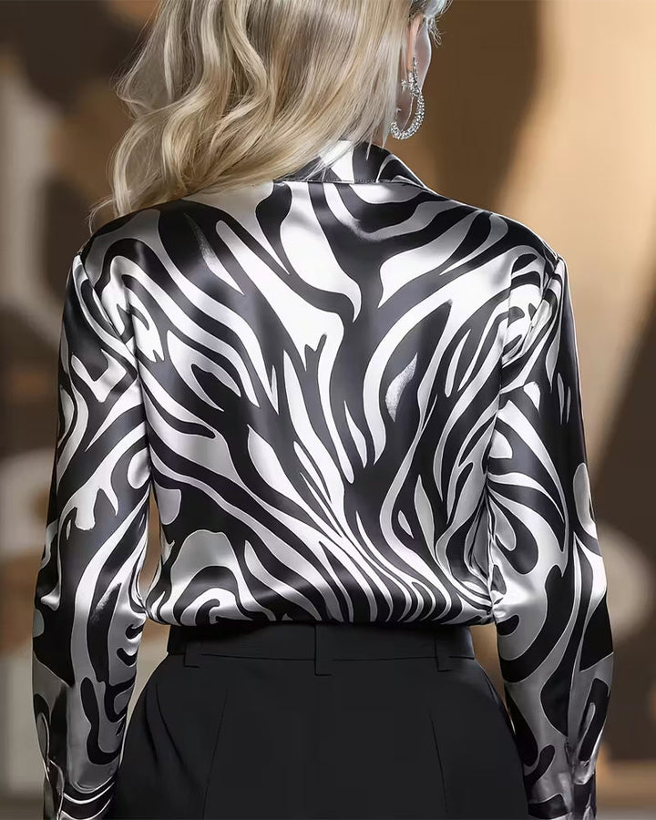 Zebra | Stílusos és Sikkes Ing Feltűnő Mintával